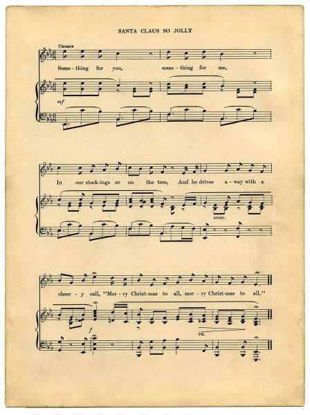 printable antique sheet music