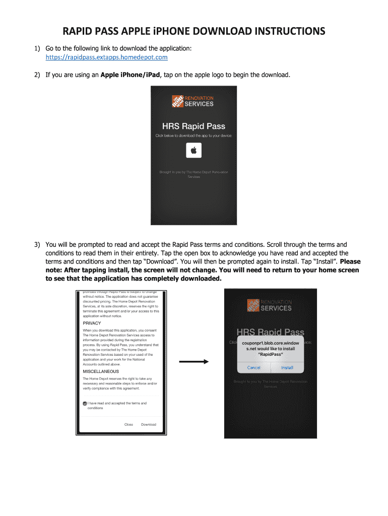 printable applications for home depot