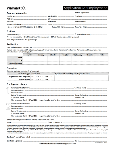 printable applications near me