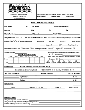 printable applications near me
