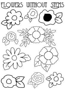 19 Flower Patterns - Flower Applique Patterns