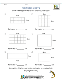 Area Worksheets