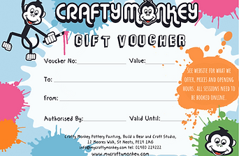Buy a Crafty Monkey gift experience - we sell gift vouchers &  ecards