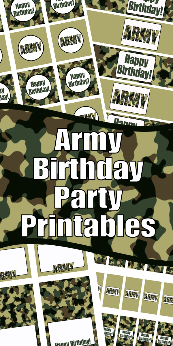 Army Birthday Party Printables | Woo! Jr. Kids Activities ...