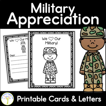 printable army thank you cards