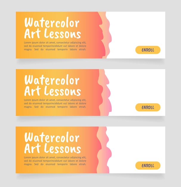 Art Banner Vectors &  Illustrations for Free Download