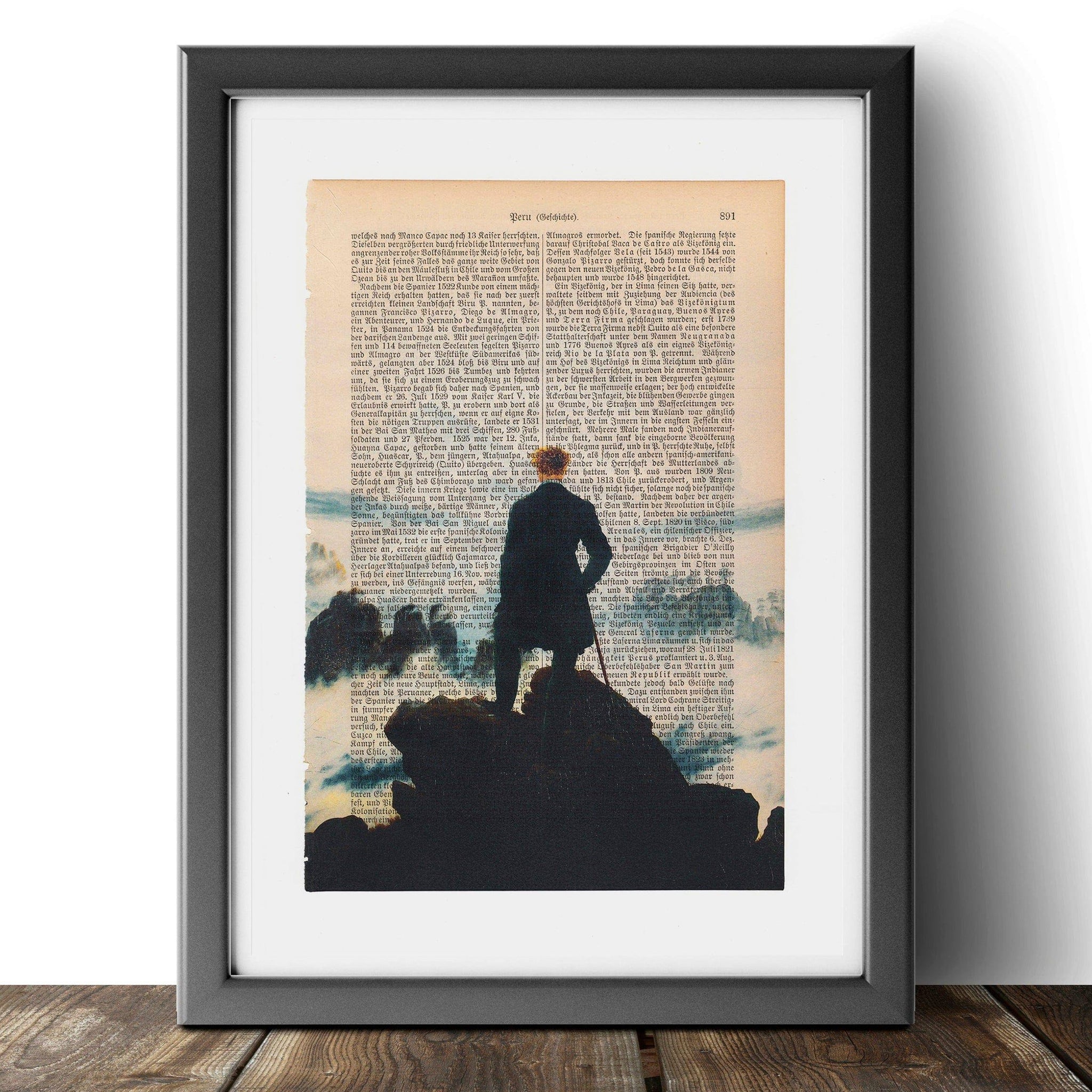 Art on Words - Art Prints on Vintage Book Pages