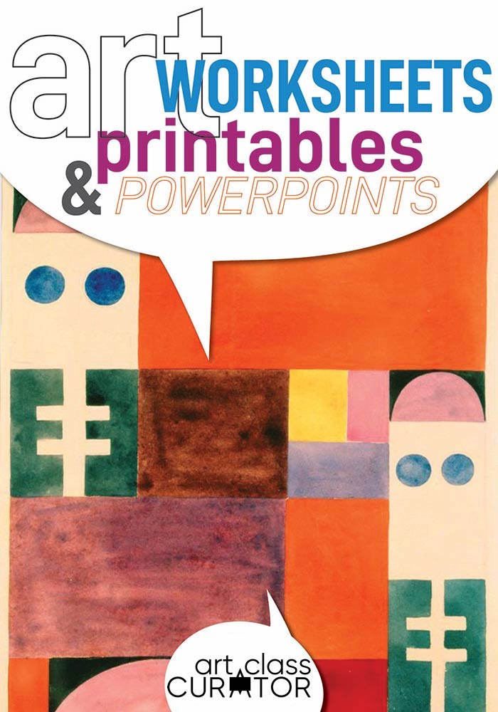 Art Printables, Worksheets, and PowerPoints