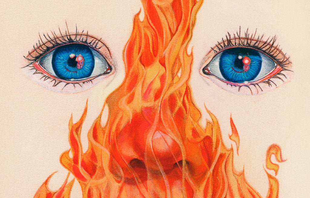 Firestarter Art Print - Stephen King Book Cover Art - Stephen Stroud