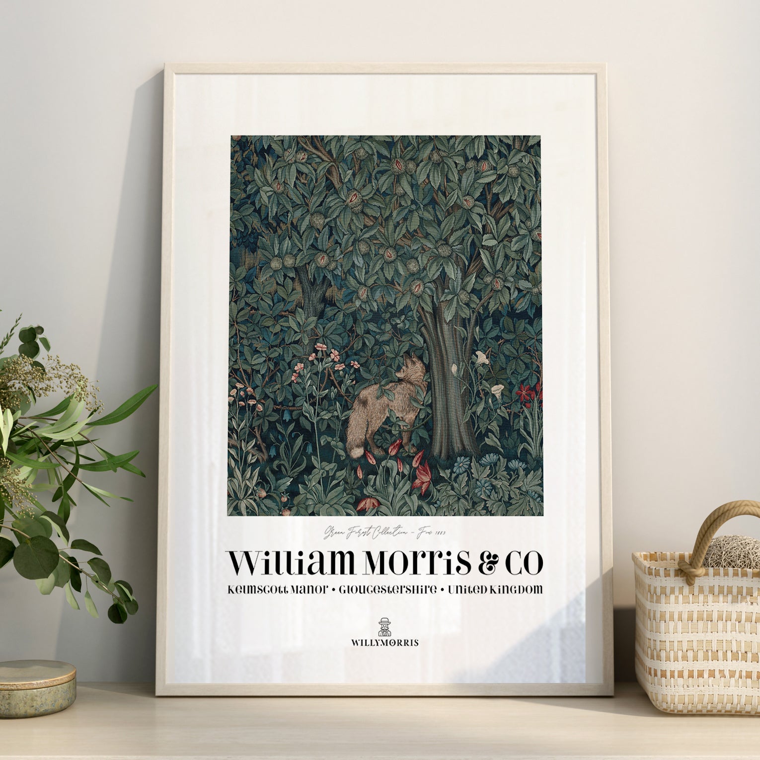 Giclée Art Print inspired by William Morris - Greenery Collection ...