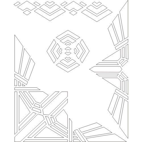Stencils Wall Art - 5 Free PDF Printables | Printablee