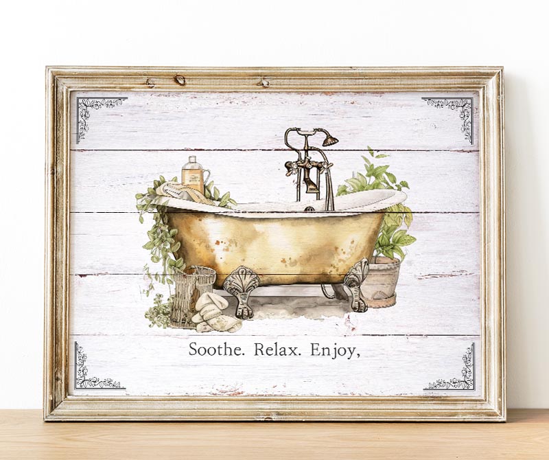 printable art for bathroom