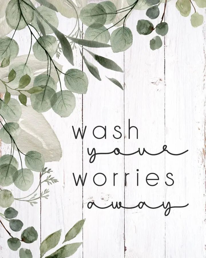 Free Printable Farmhouse Bathroom Wall Art - The Cottage Market