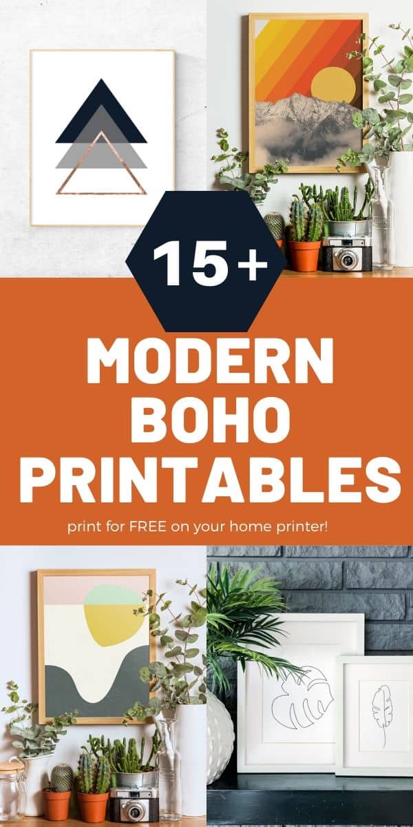 15+ Free Modern Boho Wall Art Printables - Harbour Breeze Home