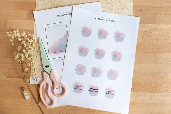 Free Printable Watercolor Stickers For Your Art Journal - Artful Haven