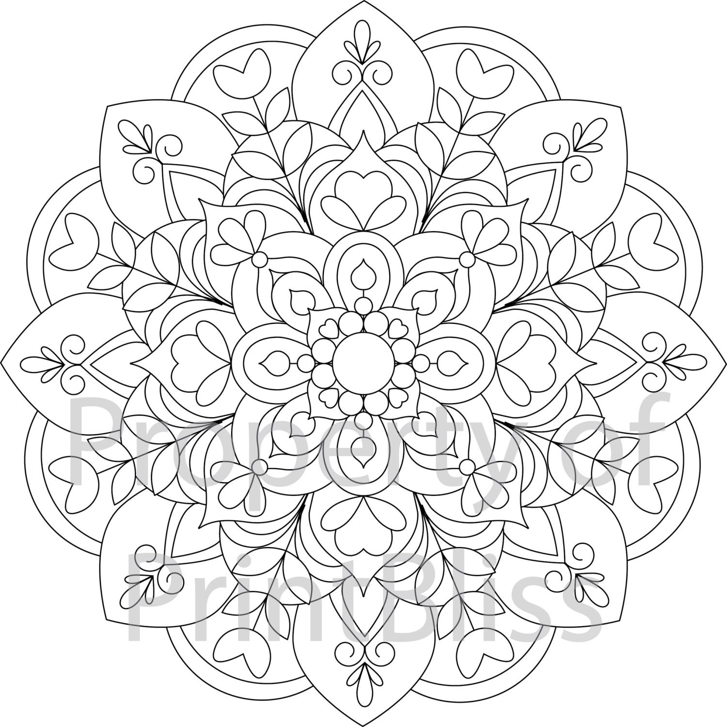 printable art mandalas
