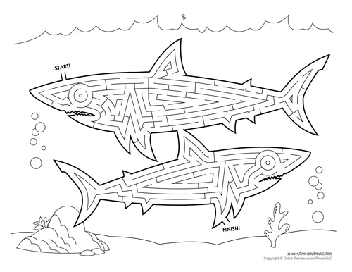 printable art mazes