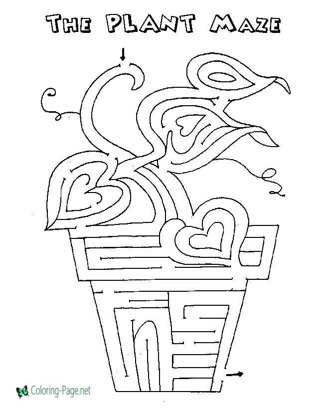 printable art mazes