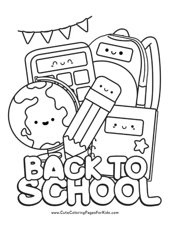Cute Coloring Pages For Kids - Free Printable Coloring Sheets for Kids