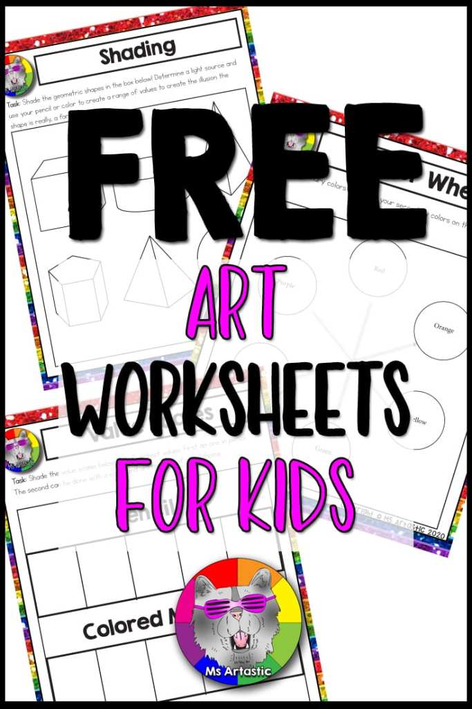 The BEST Free Art Worksheets, Lessons, and Ideas for Kids - Ms ...