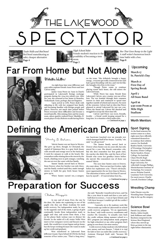 High School Newspapers