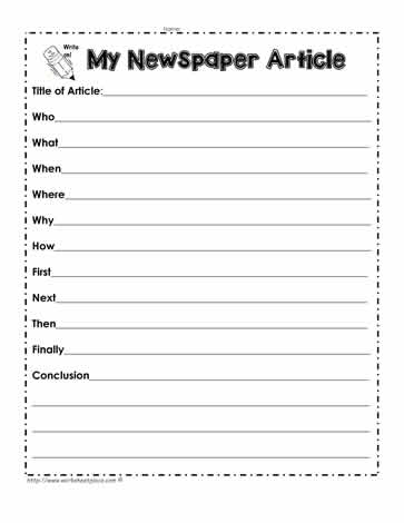 printable articles for middle school students