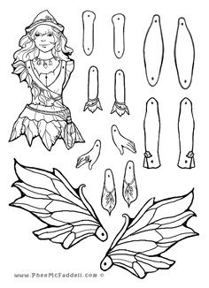 printable articulated paper dolls