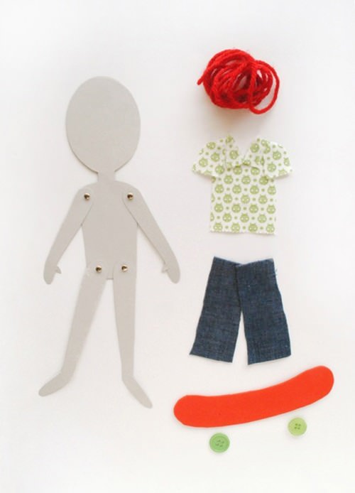 printable articulated paper dolls