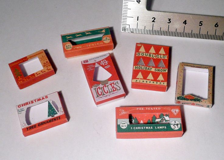 1:12 scale Christmas boxes - Super bumper edition printable! :D