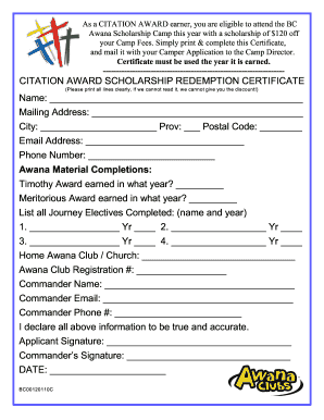 printable awana certificates