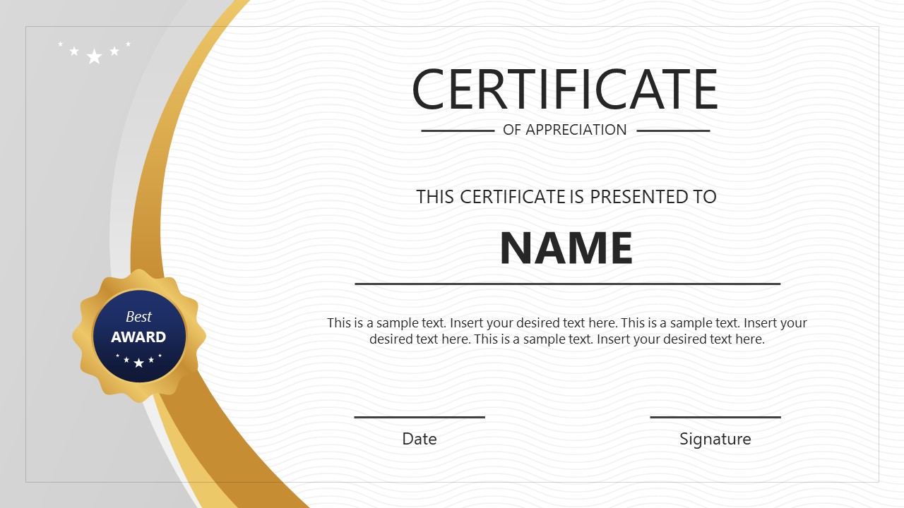 printable award certificates for business
