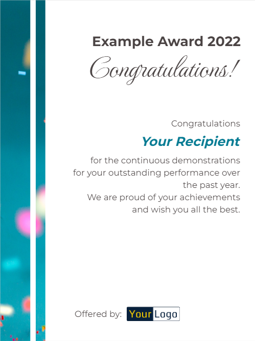 Top 7 Free Award Certificate Templates - Edit and Free Download ...