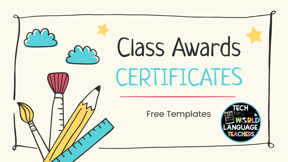 Free Student Awards Certificate Templates — Tech for World ...