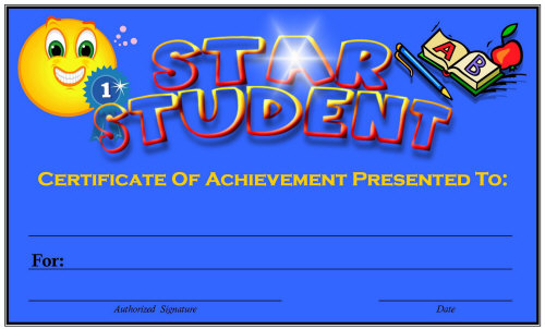 printable awards for students