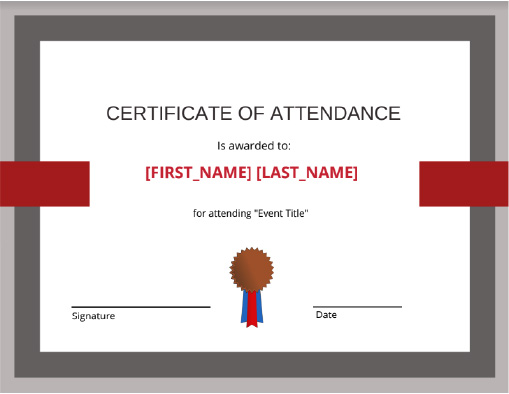 Church Certificates and Award Templates - SimpleCert®