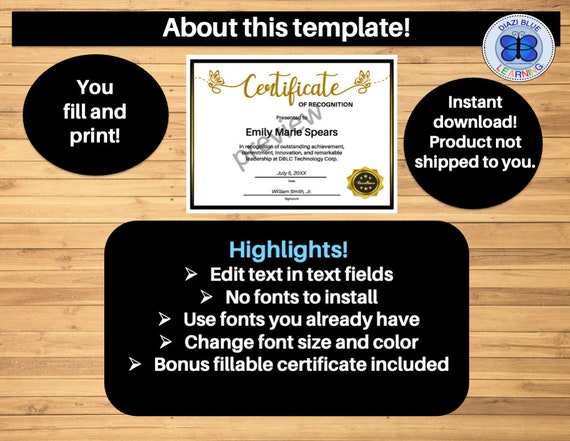 Certificate Template, Certificate of Appreciation, Certificate of ...