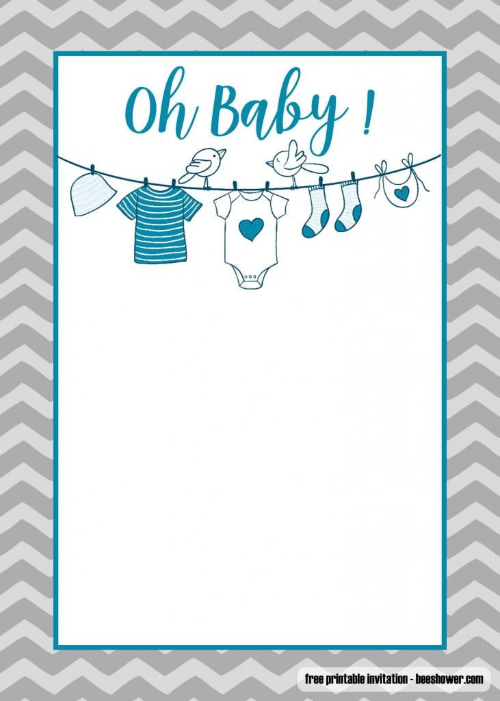 printable baby invitation templates