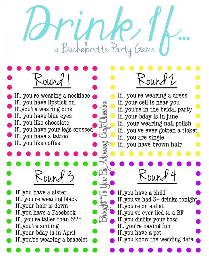 24 Free Bachelorette Party Printables Every Bride Will Love