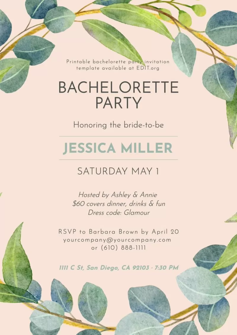 free-bachelorette-party-invitation-templates-worksheets-library for Free Printable Bachelorette Party Invitations Free bachelorette party invitation templates - Worksheets Library for Free Printable Bachelorette Party Invitations