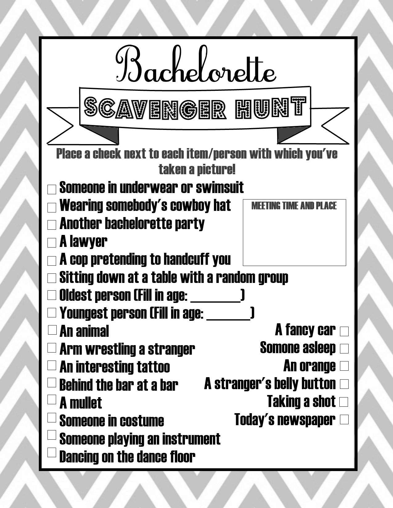 pin-page-worksheets-library for Free Printable Bachelorette Party Scavenger Hunt Pin page - Worksheets Library for Free Printable Bachelorette Party Scavenger Hunt