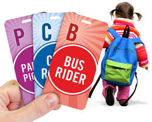 Backpack Tags - Bring Order to the Chaotic Pick-Up Time