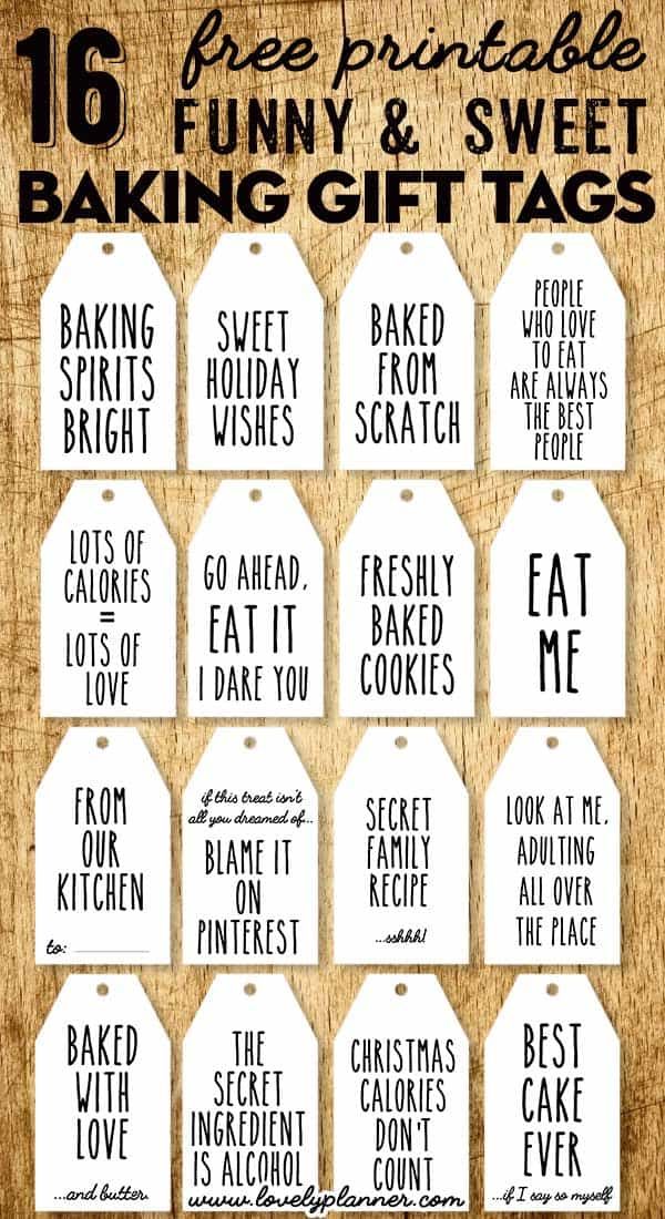 printable baked goods gift tags free