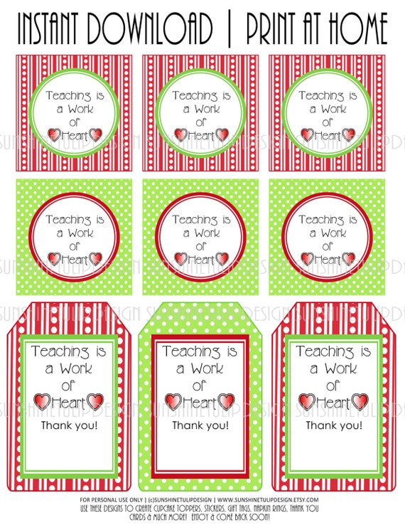 The Cutest {FREE} Christmas Tags for your DIY Gifts • The Fresh Cooky