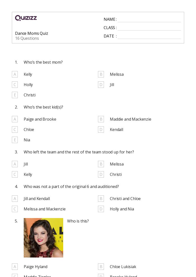 50+ Dance worksheets for 8th Grade on Quizizz | Free &  Printable