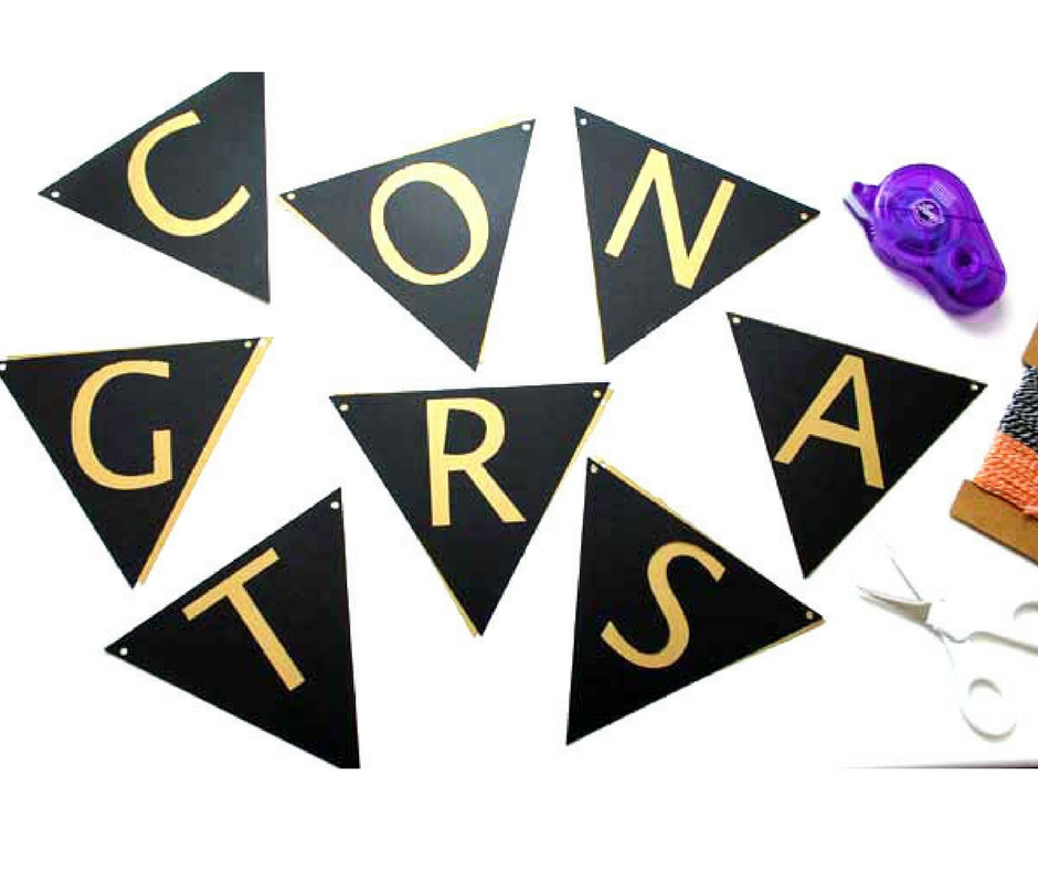 printable banner class of 2018
