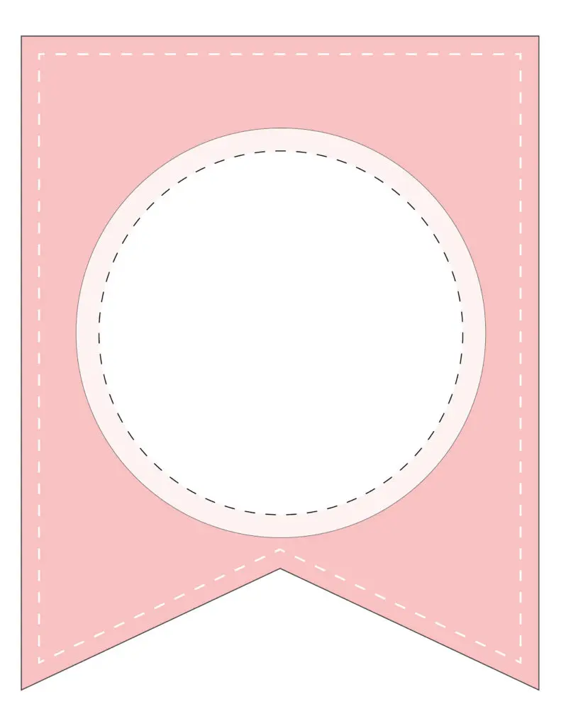 printable banner flag template