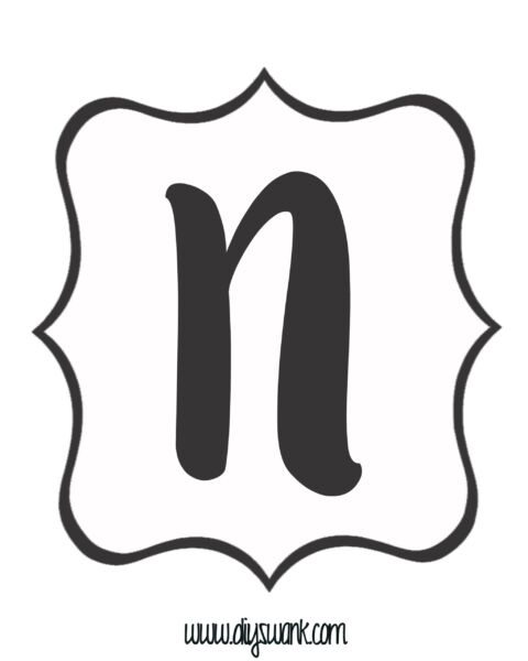 printable banner fonts