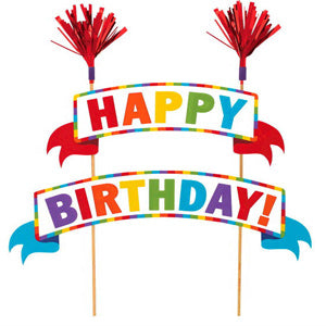 Shop Primary Happy Birthday Cake Banner - Party Centre, UAE 2024