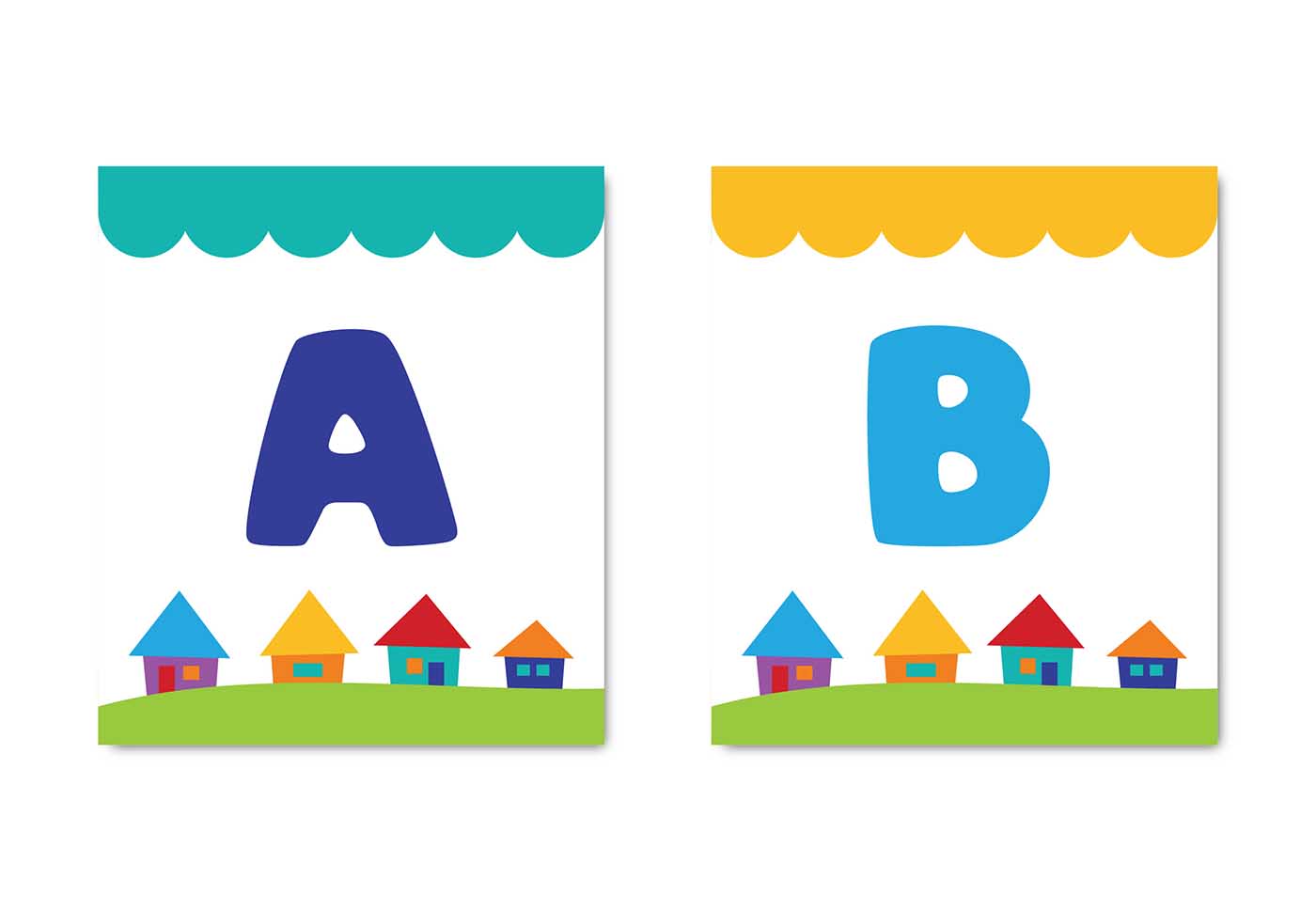 Mini Village Bulletin Board Banner Letters - Print Your Own ...