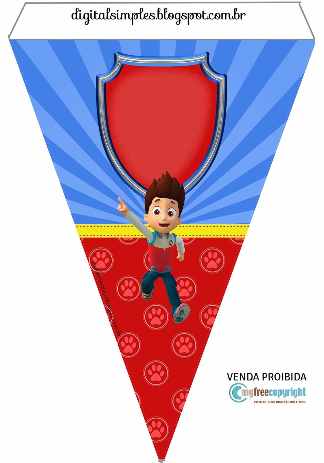 printable banner paw patrol